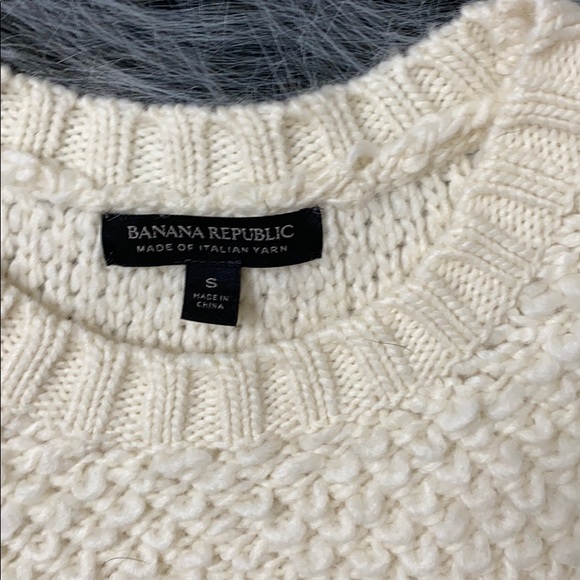 Banana Republic Open Crew Carpet Knit Sweater - Picture 3 of 7